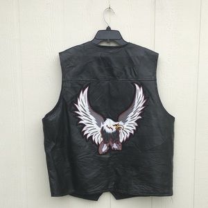 3XL Ashburn Leather Vest